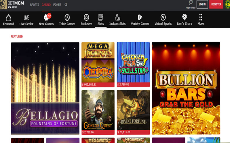 betmgm online casino slots