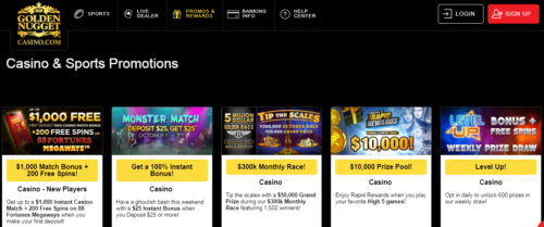 Golden Nugget Online Casino Promo Code