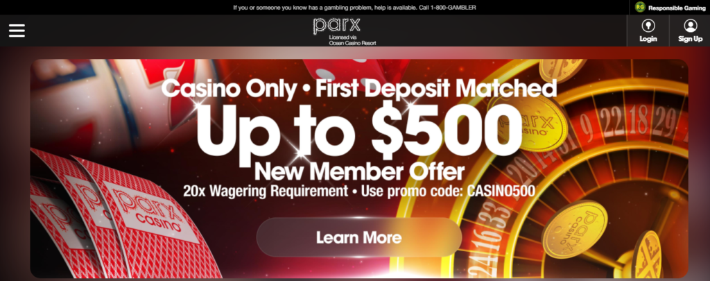 Parx online casino NJ