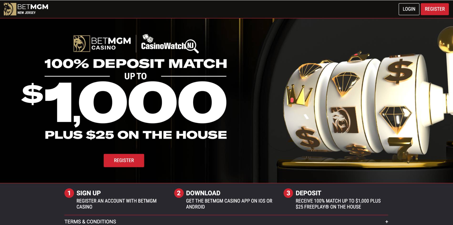 mgm online casino nj promo