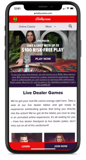 Ballys Casino NJ app
