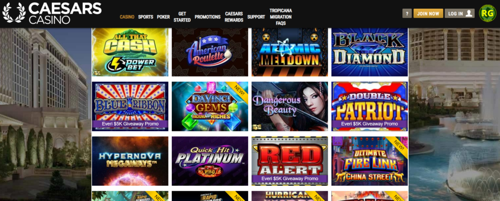 Caesars Casino Games