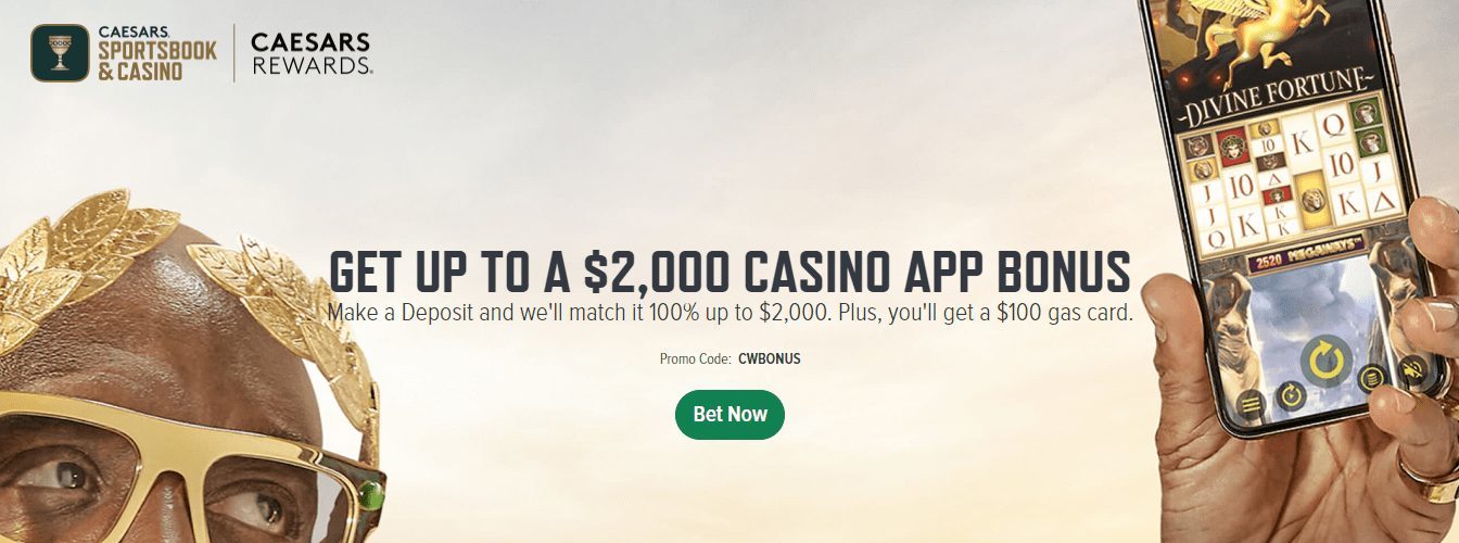 caesars casino bonus code