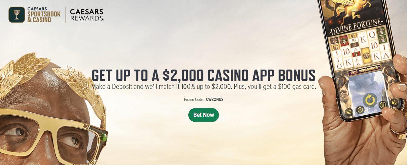 caesars casino bonus code