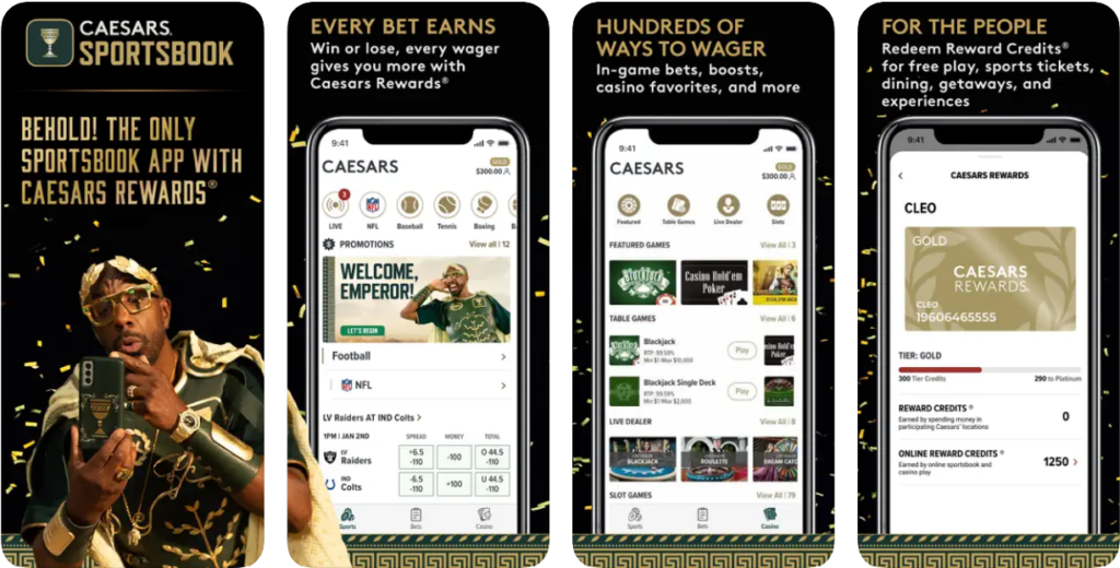 Caesars Sportsbook NJ App