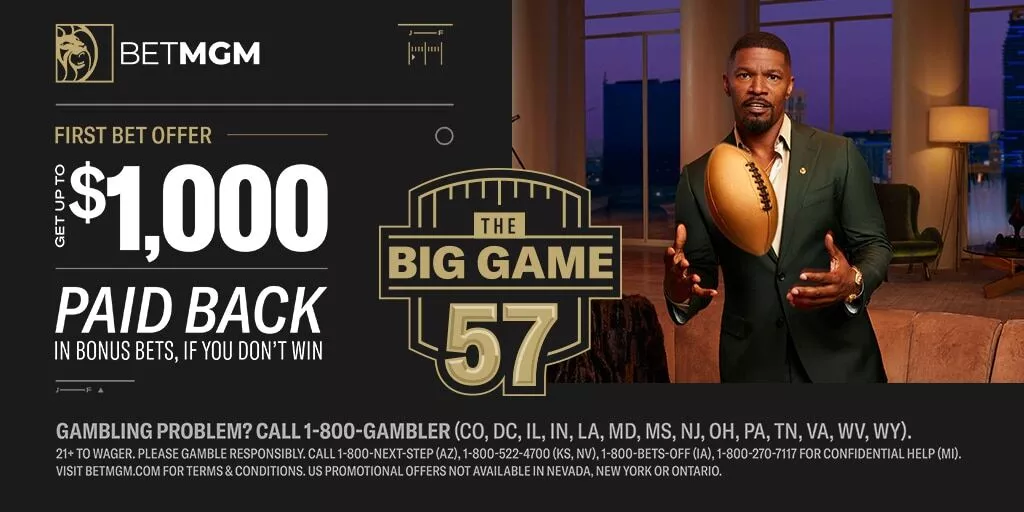 betmgm super bowl promo