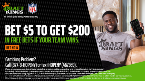 DraftKings Promo Code Bet $5 Win $200